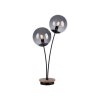 JUST LIGHT GERDA WIDOW Table lamp Ecru, black, 2-light sources