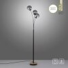 Leuchten-Direkt GREEN WIDOW Floor Lamp Ecru, black, 3-light sources
