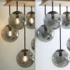 JUST LIGHT GERDA WIDOW Ceiling Light Ecru, black, 5-light sources