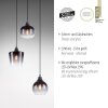 Leuchten-Direkt GREEN ZEA Pendant Light Ecru, black, 8-light sources