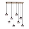 Leuchten-Direkt GREEN ZEA Pendant Light Ecru, black, 8-light sources