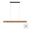 Paul-Neuhaus NANIA Pendant Light LED Wood like finish, black, 1-light source