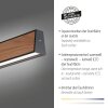 Paul-Neuhaus NANIA Pendant Light LED Wood like finish, black, 1-light source