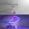 Leuchten-Direkt NEON-SATURN decorative light LED white, 1-light source