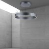 Paul-Neuhaus PURE E-CLIPSE Pendant Light LED grey, 2-light sources, Remote control