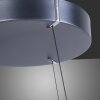 Paul-Neuhaus PURE E-CLIPSE Pendant Light LED grey, 2-light sources, Remote control