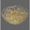 Paul-Neuhaus SAREA Ceiling Light gold, 10-light sources