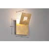 Trio LEANO Wall Light LED gold, 1-light source