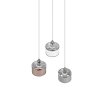 Trio KAPRUN Pendant Light chrome, 3-light sources
