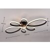 Trio FLY Ceiling Light LED black, 1-light source