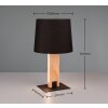 Trio RAHUL Table lamp black, 2-light sources