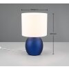 Trio VELA Table lamp blue, 1-light source