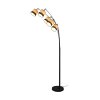 Reality BOLZANO Floor Lamp black, 5-light sources