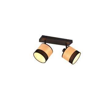 Reality BOLZANO Ceiling Light black, 2-light sources