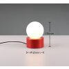 Reality COUNTESS Table lamp red, 1-light source