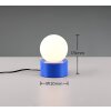 Reality COUNTESS Table lamp blue, 1-light source