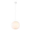 Reality FURRY Pendant Light beige, 1-light source