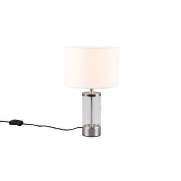 Reality GRAZIA Table lamp matt nickel, 1-light source