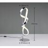 Reality PADUA Table lamp LED chrome, 1-light source