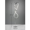 Reality PADUA Floor Lamp LED chrome, 1-light source