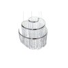 Reality POMP Pendant Light LED chrome, 1-light source, Remote control