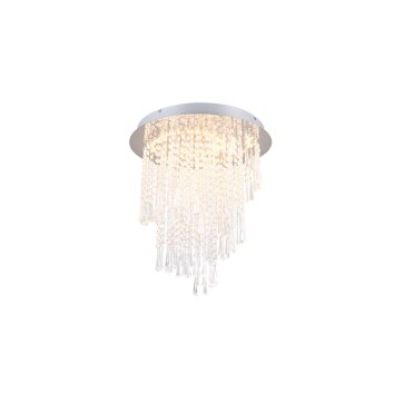 Reality POMP Ceiling Light LED chrome, 1-light source, Remote control