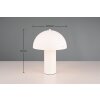 Reality SETA Table lamp white, 1-light source