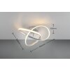 Reality MEO Ceiling Light LED titanium, 1-light source