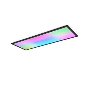 Reality BETA Ceiling Light LED black, 1-light source, Remote control, Colour changer