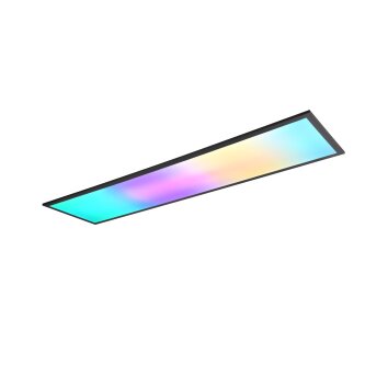 Reality BETA Ceiling Light LED black, 1-light source, Remote control, Colour changer