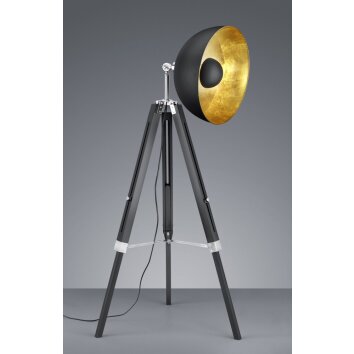 Trio LIÈGE floor lamp black, 1-light source