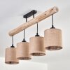 Soungou Ceiling Light Ecru, black, 4-light sources