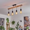 Soungou Ceiling Light Ecru, black, 4-light sources