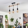 Soungou Ceiling Light Ecru, black, 3-light sources