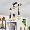 Soungou Ceiling Light Ecru, black, 3-light sources