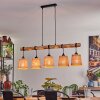 Soungou Pendant Light Ecru, black, 5-light sources