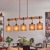 Soungou Pendant Light Ecru, black, 5-light sources