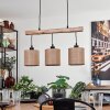 Soungou Pendant Light Ecru, black, 3-light sources