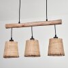 Soungou Pendant Light Ecru, black, 3-light sources