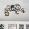 Chehalis Ceiling Light - glass 10 cm, 12 cm, 15 cm gold, black, 6-light sources