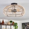 Brandala Ceiling Light 40 cm black, 3-light sources