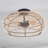Brandala Ceiling Light 40 cm black, 3-light sources