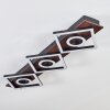 Taboneira Ceiling Light LED dark brown, black, 3-light sources