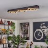 Taboneira Ceiling Light LED dark brown, black, 3-light sources
