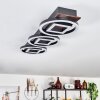 Taboneira Ceiling Light LED dark brown, black, 3-light sources