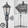 Loria path light black, silver, 1-light source, Motion sensor