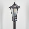 Loria path light black, silver, 1-light source, Motion sensor
