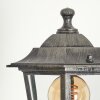 Loria Lamp Post black, silver, 3-light sources
