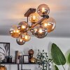 Chehalis Ceiling Light - glass 10 cm, 12 cm, 15 cm Amber, Smoke-coloured, 10-light sources