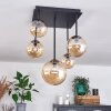 Chehalis Ceiling Light - glass 10 cm, 12 cm, 15 cm Amber, 5-light sources
